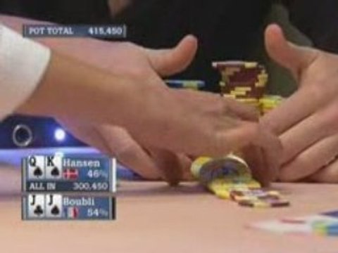 Poker EPT 2 Barcelone Jan Boubli vs Gus Hansen