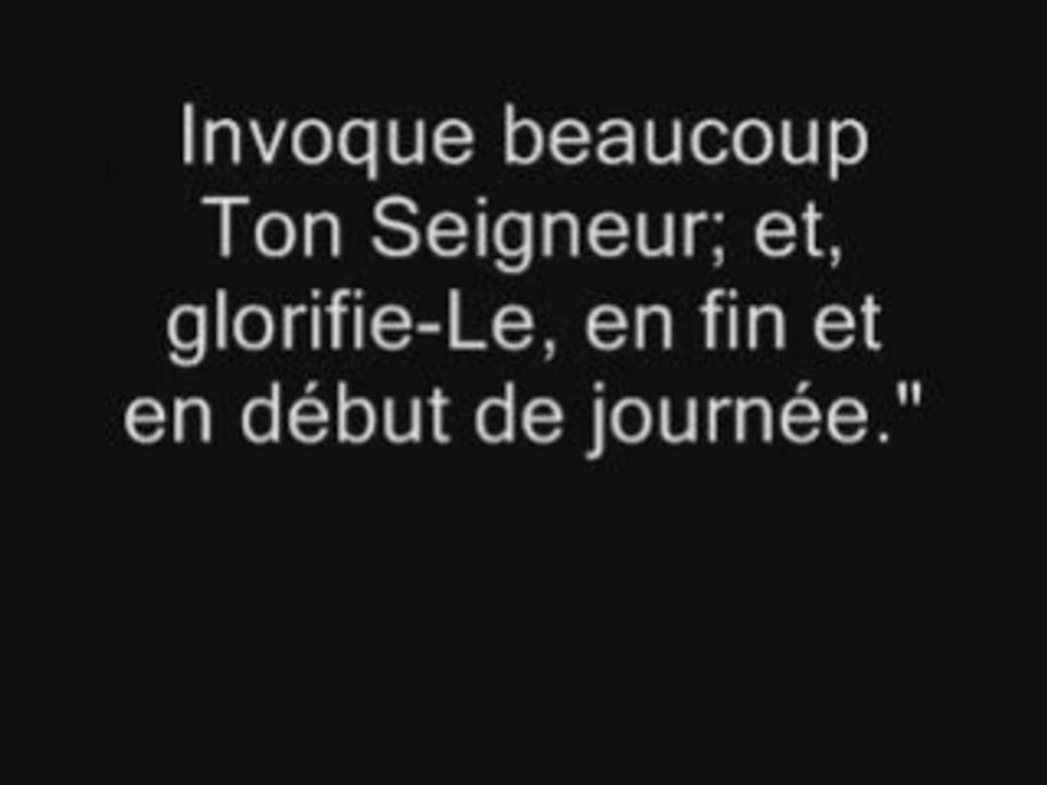 La vie de Zakaria