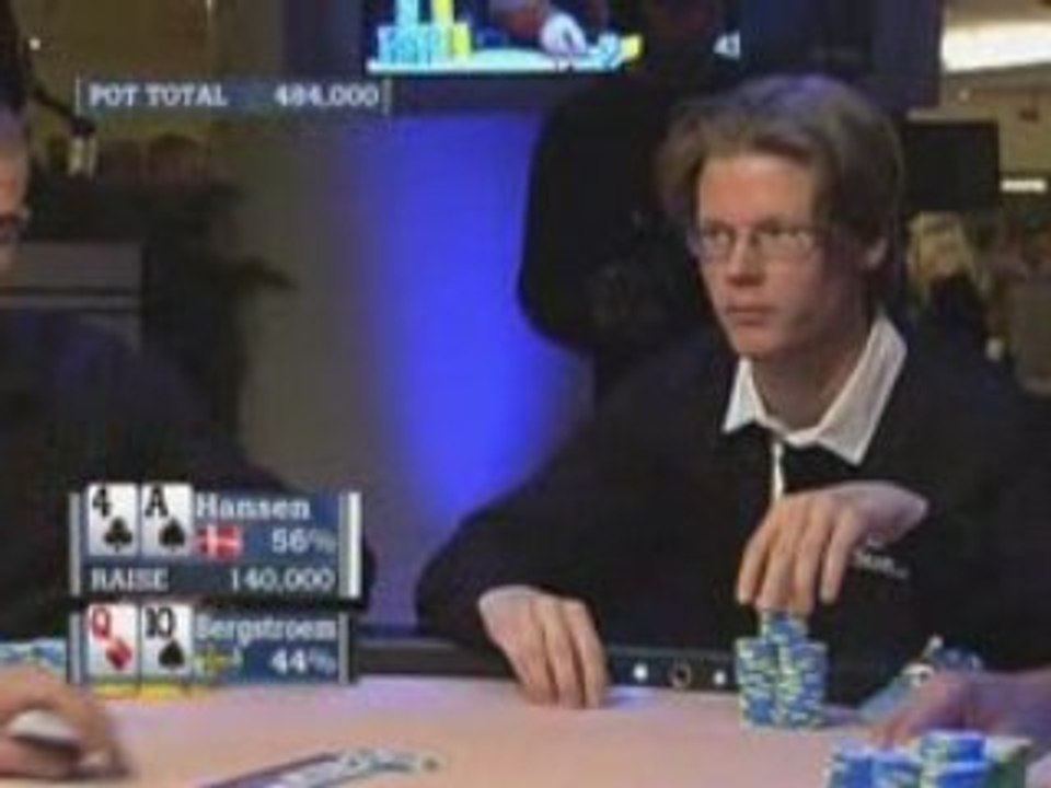 Poker EPT 2 Barcelone Gus Hansen vs Bergstroem