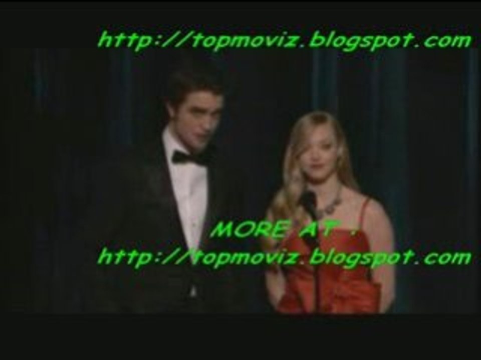 Robert Pattinson Oscars 2009 Présentation