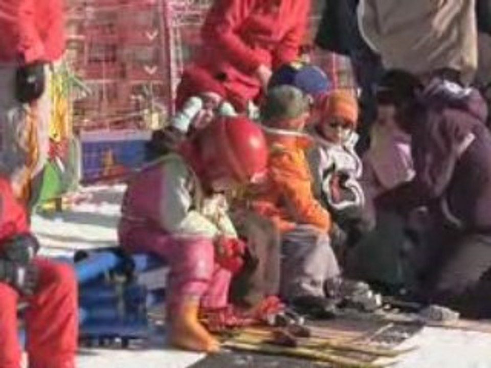 En piste à la station du Sauze et Super Sauze
