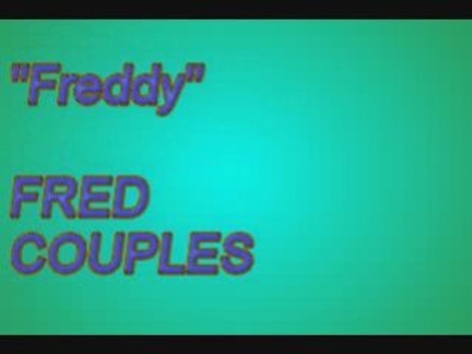 Le swing de Fred Couples Fév09