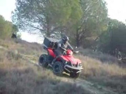 randonnée QUAD SUD du 22 Février 2009