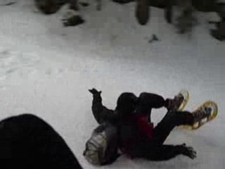 Glissade Raquette à Corrençons