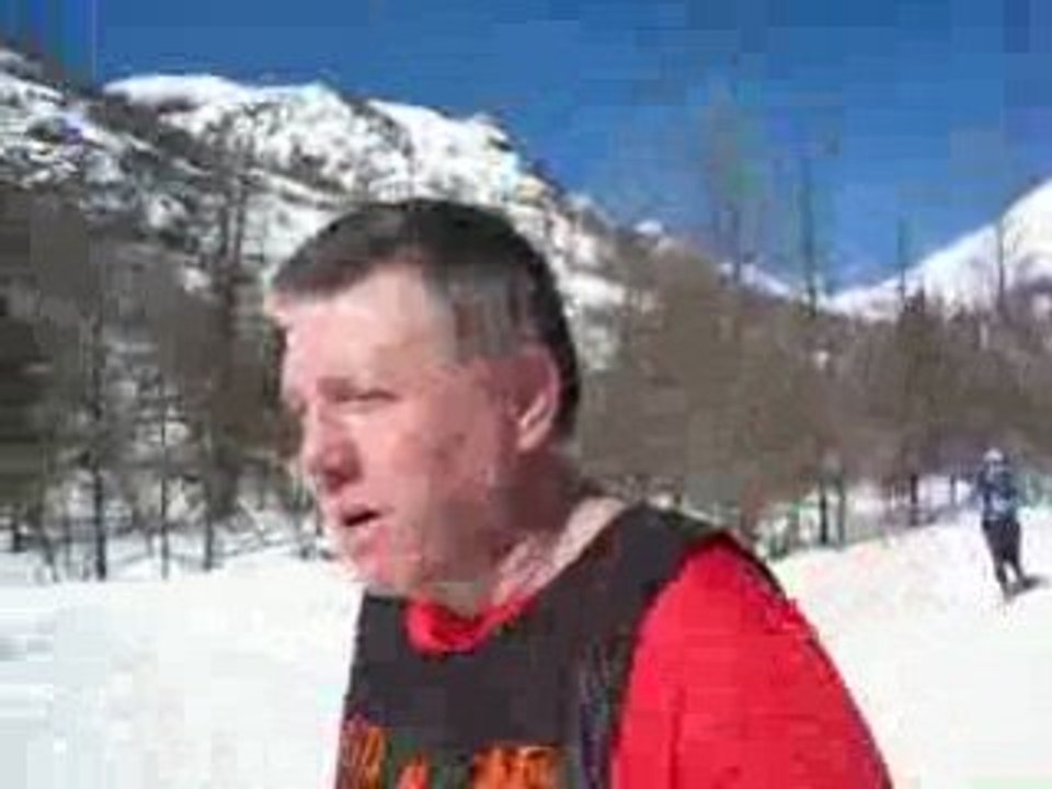 Eugène au Trail blanc de Casterino