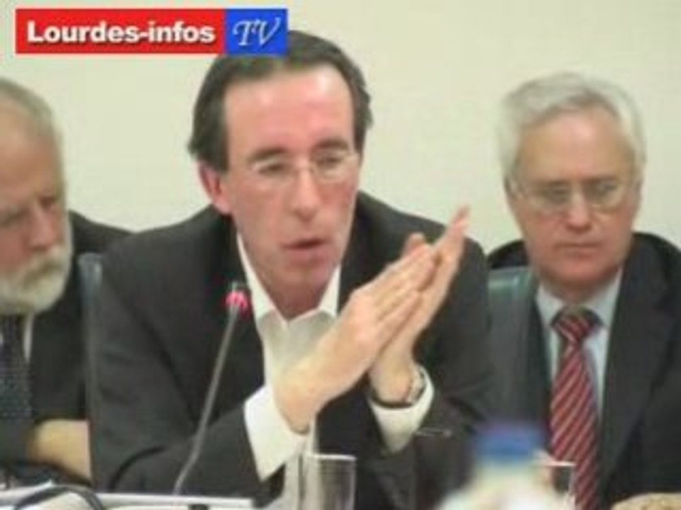 Lourdes débat orientations budgétaires 2009 vidéo 1