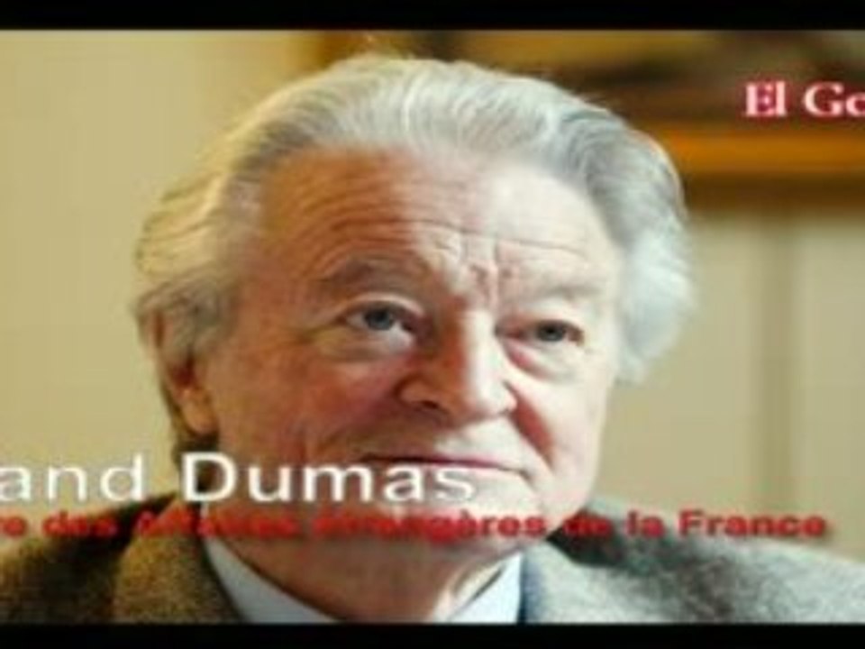 Roland Dumas   Sarkozy et Moubarak complice d'Israël