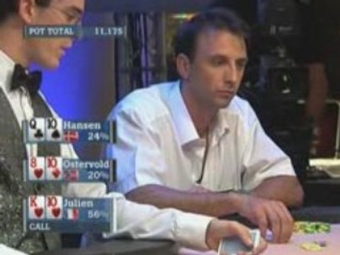 Poker EPT 2 Barcelone Gus Hansen vs Schaefer