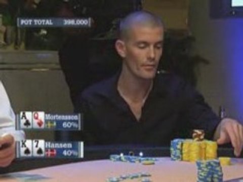 Poker EPT 2 Barcelone Martenssonn vs Gus Hansen