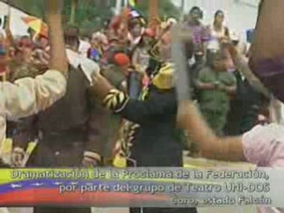 Proclama de Ezequiel Zamora en Coro