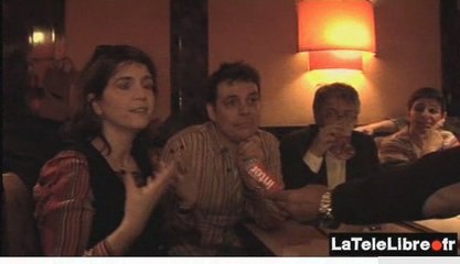 832 CÉSARS: AGNÈS JAOUI MANIFESTE AVEC LES RÉALISATEURS