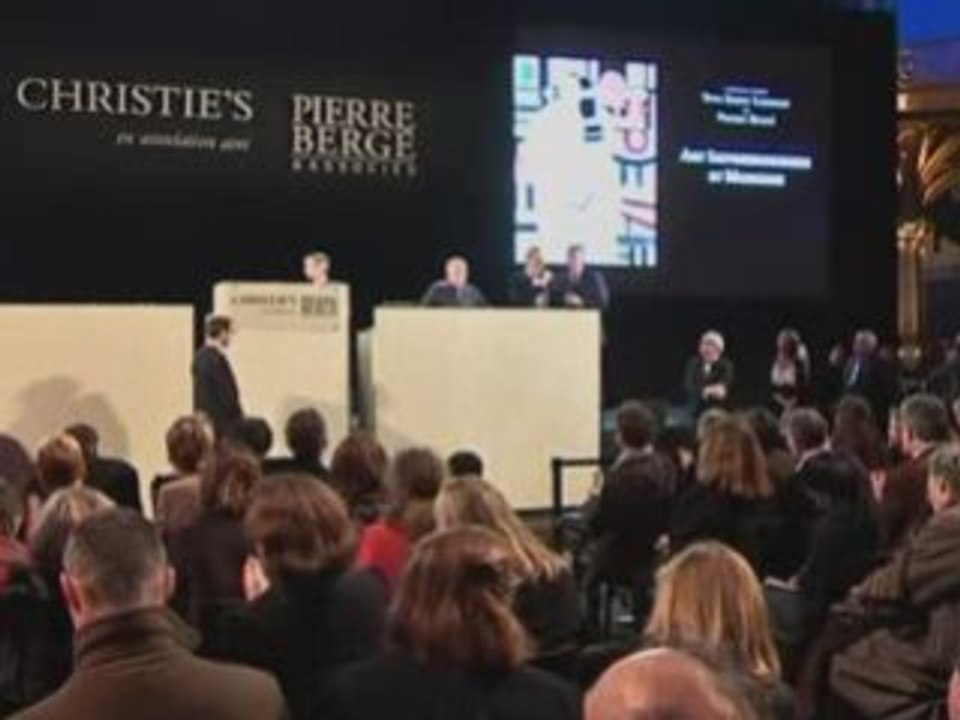 Record art auction