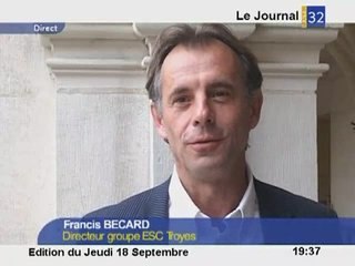 Succès de l'ESC Troyes : explications de F. Bécard