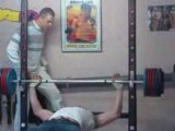 Musculation 152 kg developé coucher