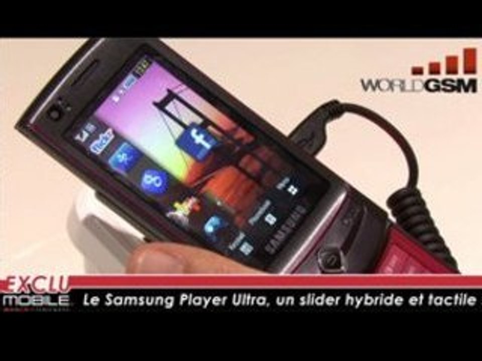 WORLDGSM : MWC de Barcelone, Samsung Player Ultra S8300