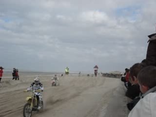 enduropale moto 2009 le touquet premier tour