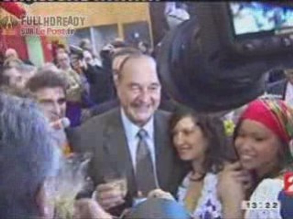 Chirac au Salon de l'agriculture [news] Fr2 240209