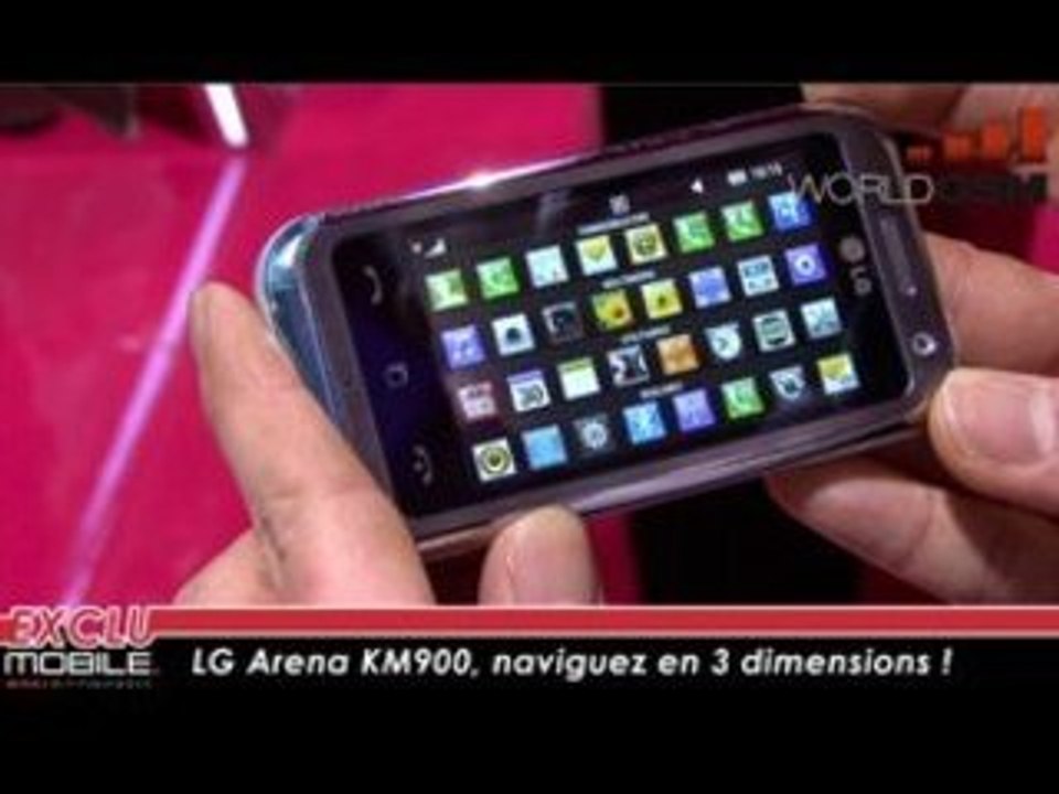WORLDGSM : MWC de Barcelone, LG KM900 Arena