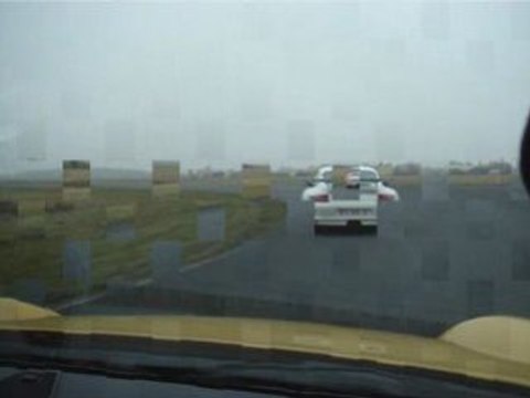 997 GT3 - GT3 RS blanche - GT3 RS orange Lurcy 21-22 fev 09