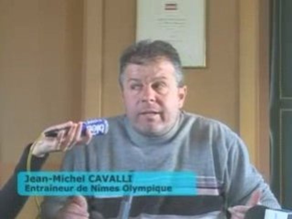 Football/Nîmes :  Jean-Michel Cavalli à chaud!