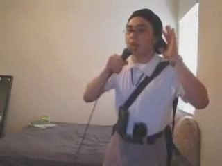 chinese karoke man singing songs