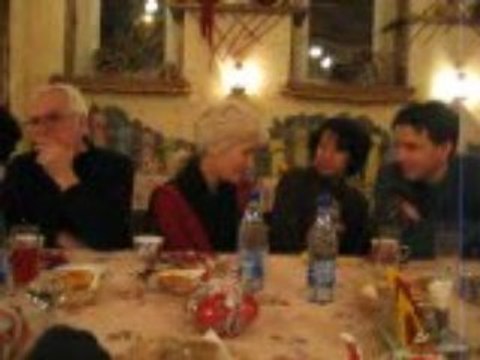 Ambiance premier repas à Irkutsk