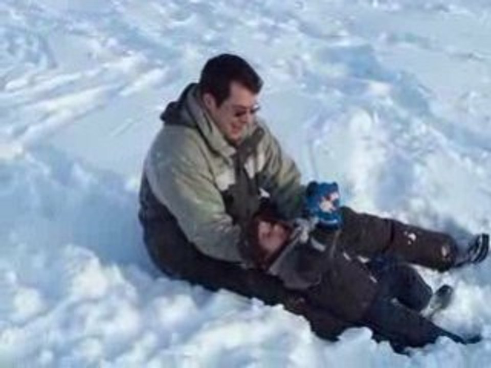 26 janv 09, La Clusaz, on joue dans la neige