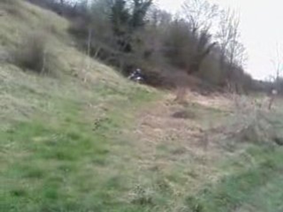 alex 250 kx & moi 426 yzf  en petite montée