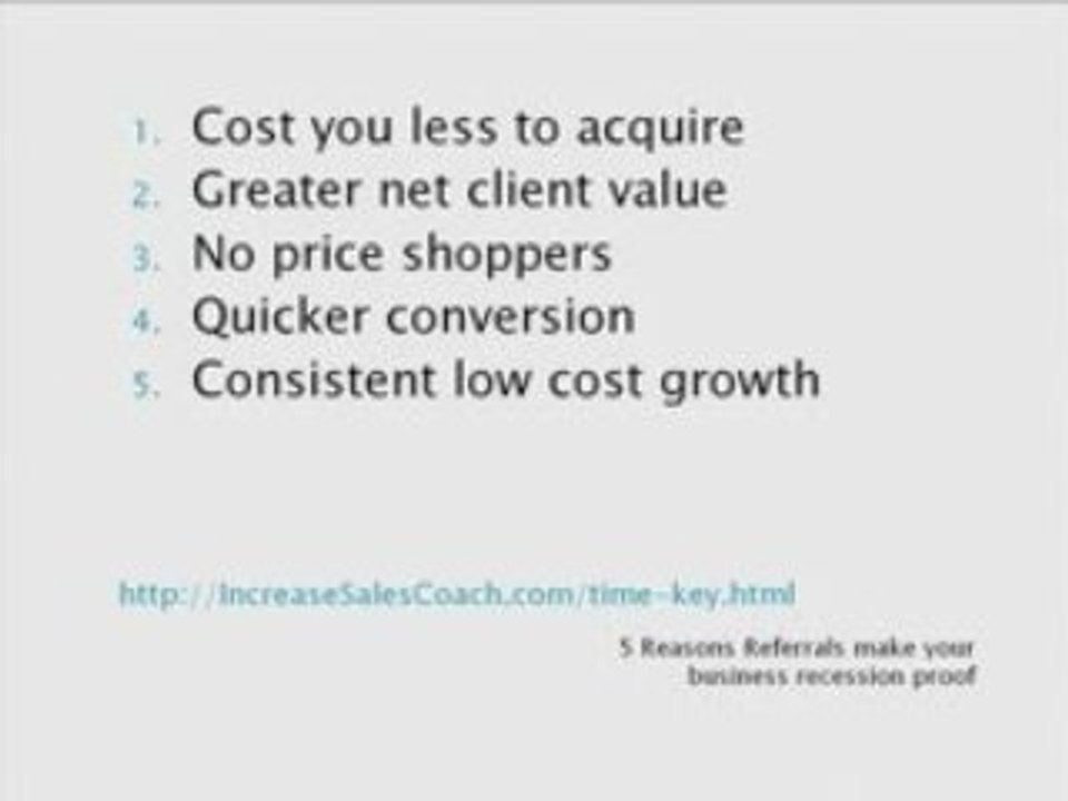 5 Reasons Referrals Make Your Business Recession Proof