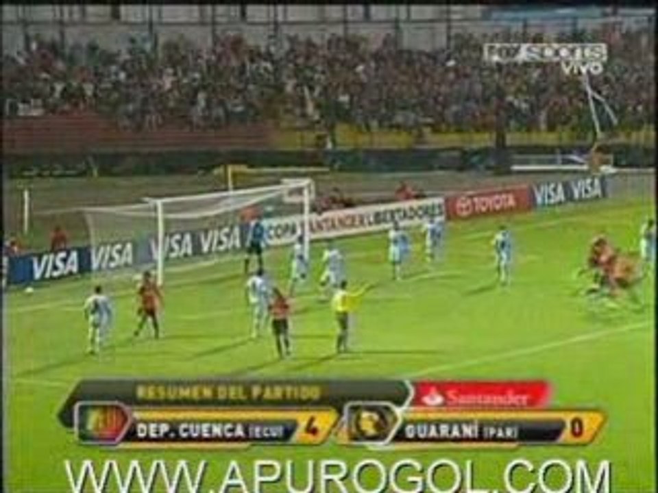 Deportivo Cuenca 4-0 Guarani
