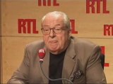 Jean-Marie Le Pen invité de RTL (25/02/09)