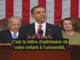 Le premier state of the union adress de Barack Obama (VOSTF)