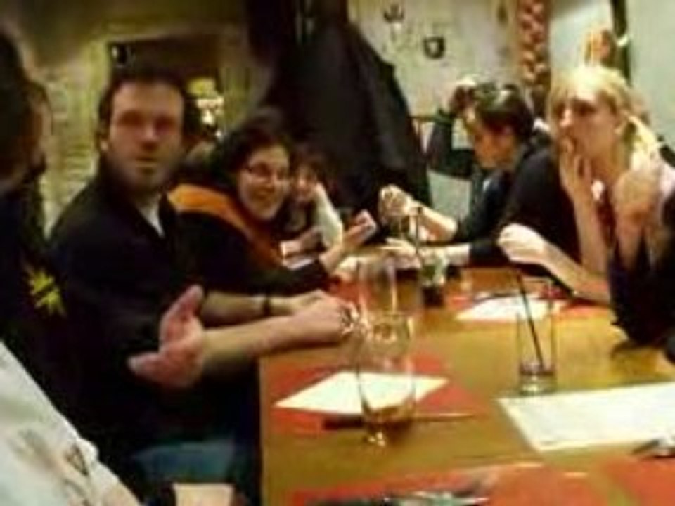 Présentation d'une nouvelle aux soirées loup garou