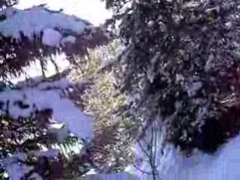 Chute snowboard