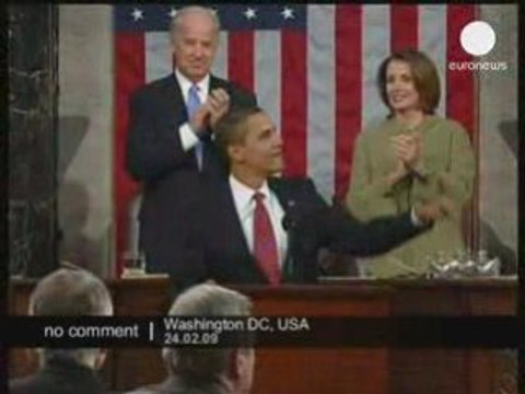 Obama s'adresse aux deux chambres du Congrès