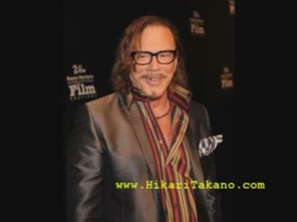 Hikari Takano Interviews Mickey Rourke