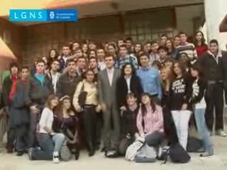 El Alcalde se reune con los alumnos del IES Fortuna