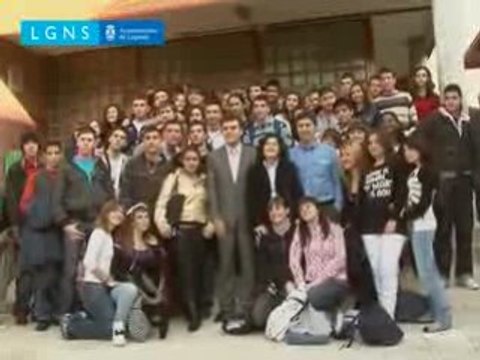 El Alcalde se reune con los alumnos del IES Fortuna