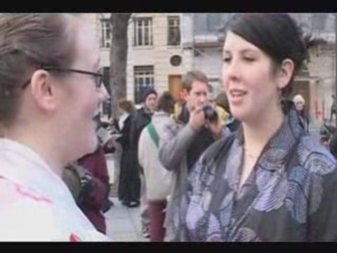 Flash Mob organisee par L'INALCO