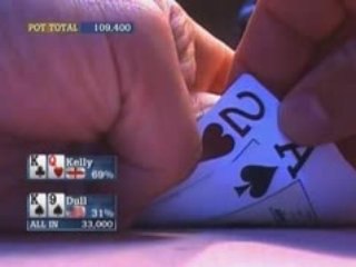 Poker EPT 3 Barcelone Dull Short Stacked Moves All In