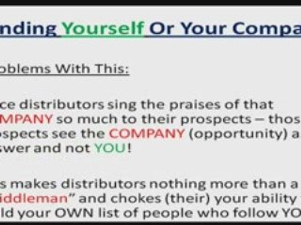 Promoting a Network Marketing Company Can Cause FAILURE?