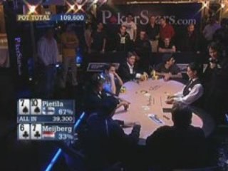 Poker EPT 3 Barcelone Meijberg Stuck With Suited Connectors