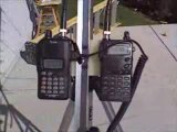 Arrow II Antenna and 2 Icom Handheld HT's