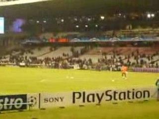 OL BARCA (échauffement Victor Valdès)