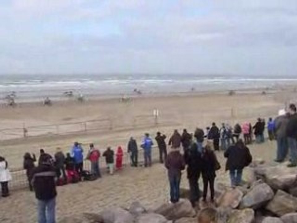 Départ de l'Enduropale du Touquet 2009