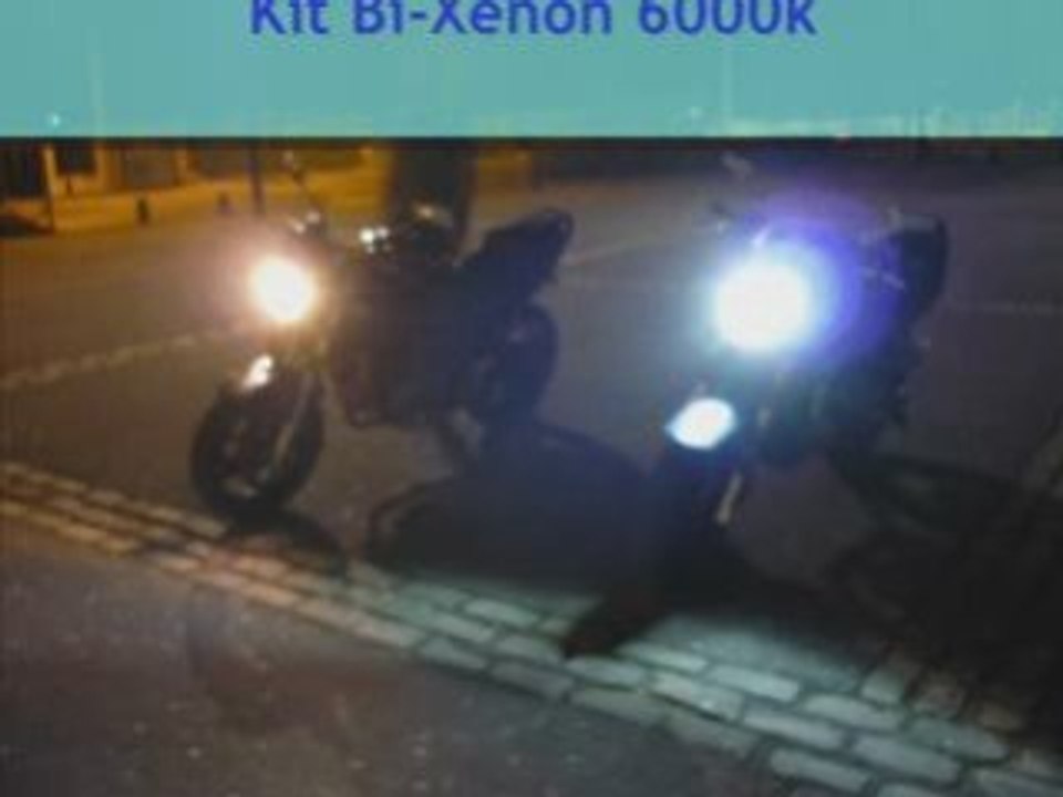 Kit Bi-Xenon monté sur Suzuki SV