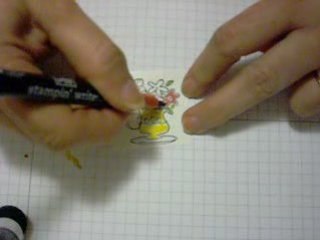 Shrink Plastic and Stampin Up