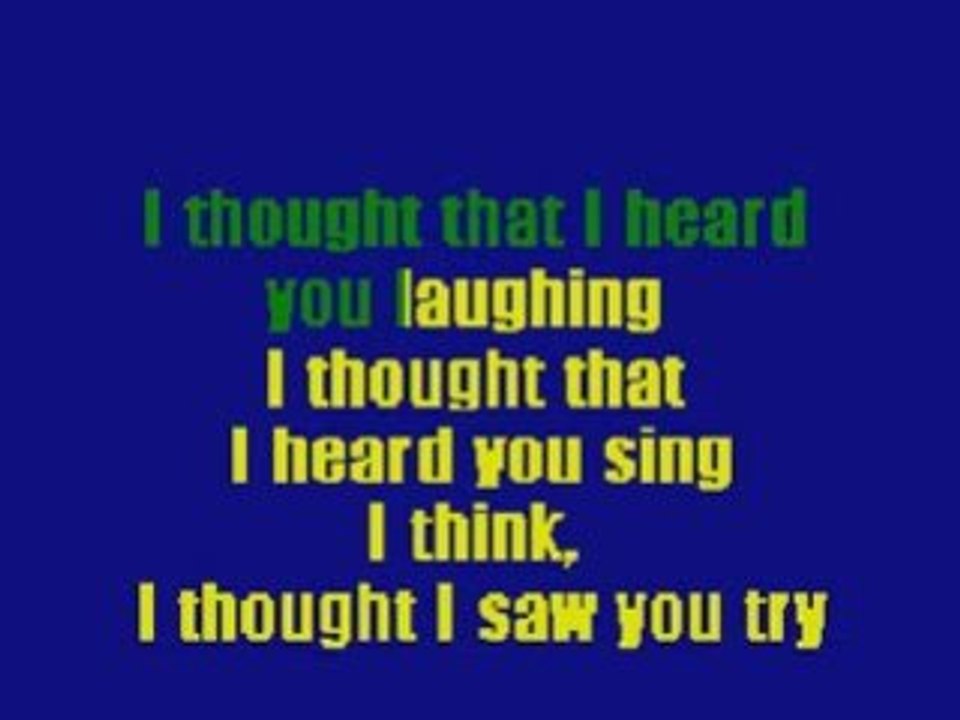 KARAOKE R.E.M. - Losing My Religion