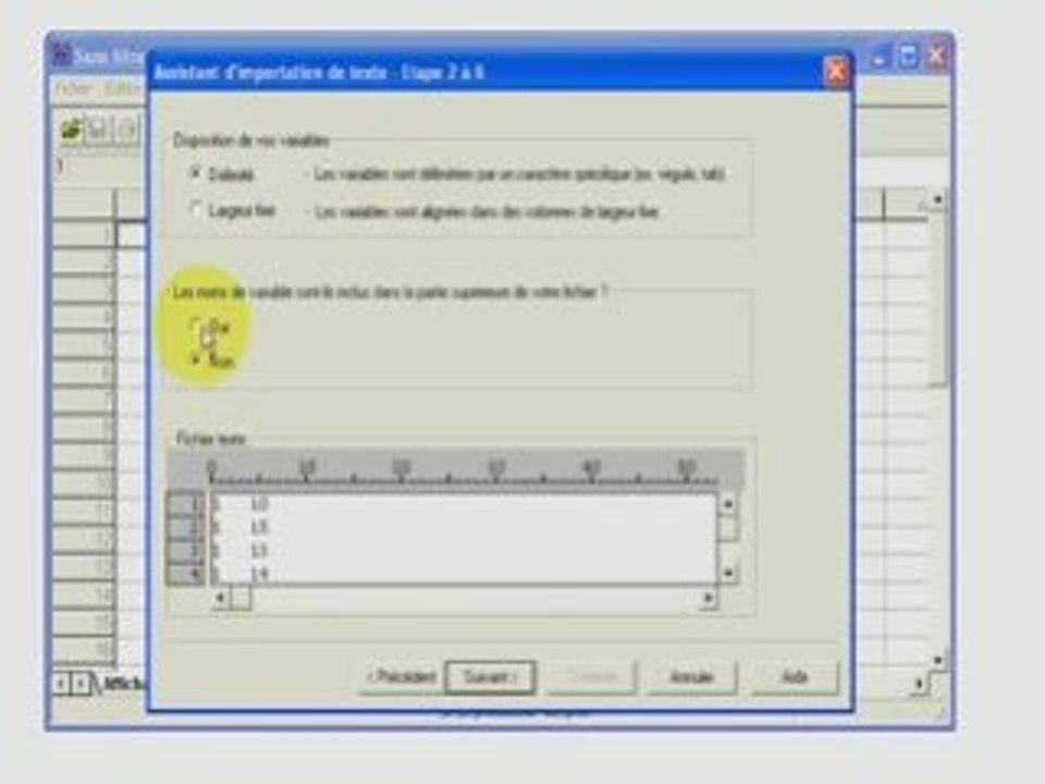 importer un fichier externe vers spss