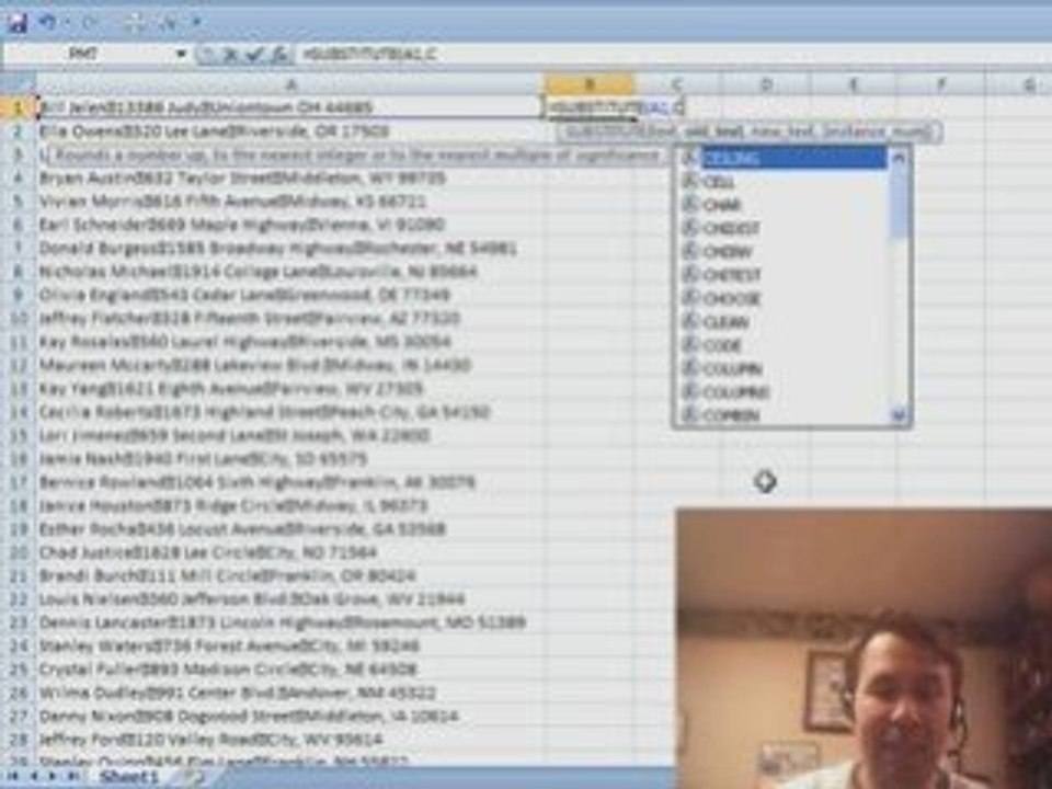MrExcel's Learn Excel #959 - Split Alt+Enter